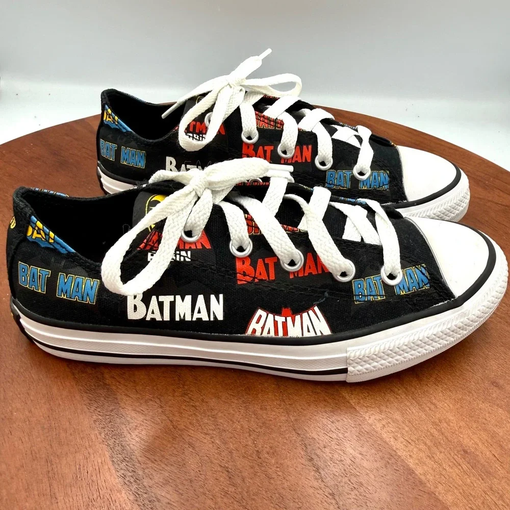 Converse Chuck Taylor All Star Batman 80 Years Sneakers Black 367321F Kids 1.5Y
